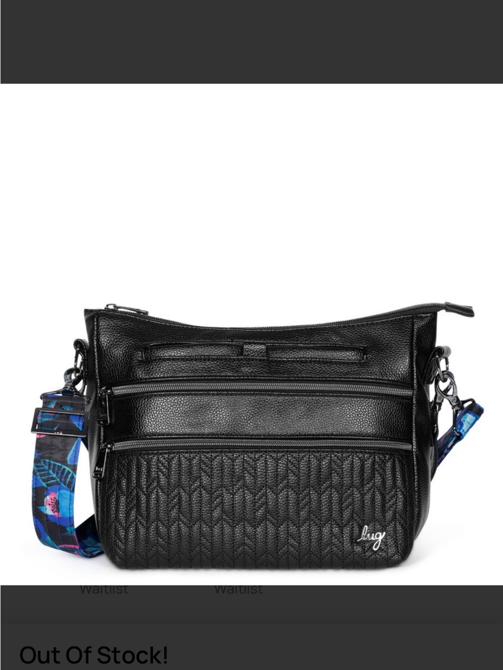 lug Slider VL Crossbody Bag in Black